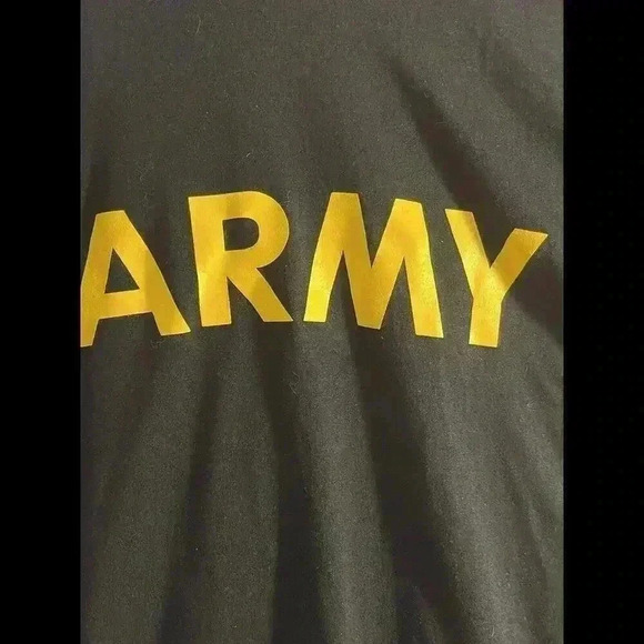 Sport Tek Black US Army Physical Fitness Uniform Long Sleeve PT Shirt Small - Picture 3 of 3